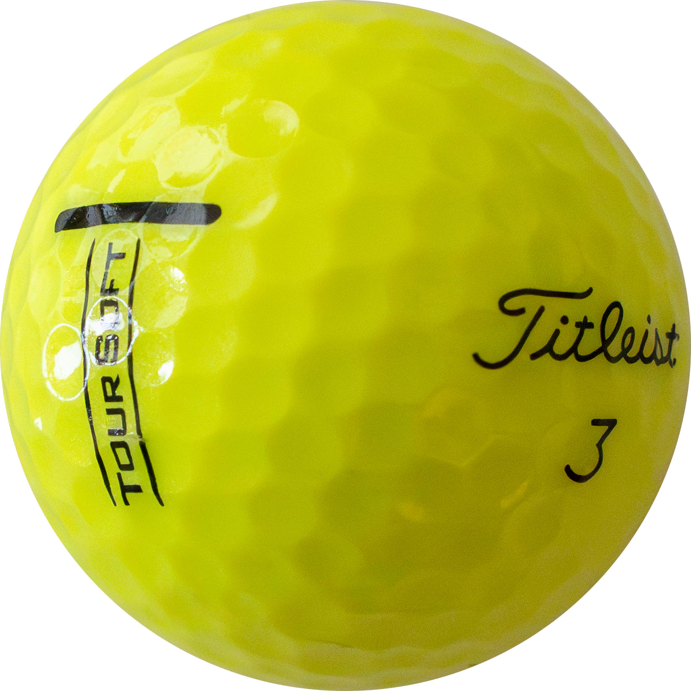 Used Titleist Tour Soft Yellow - 1 Dozen | ZingerGolfBalls.c