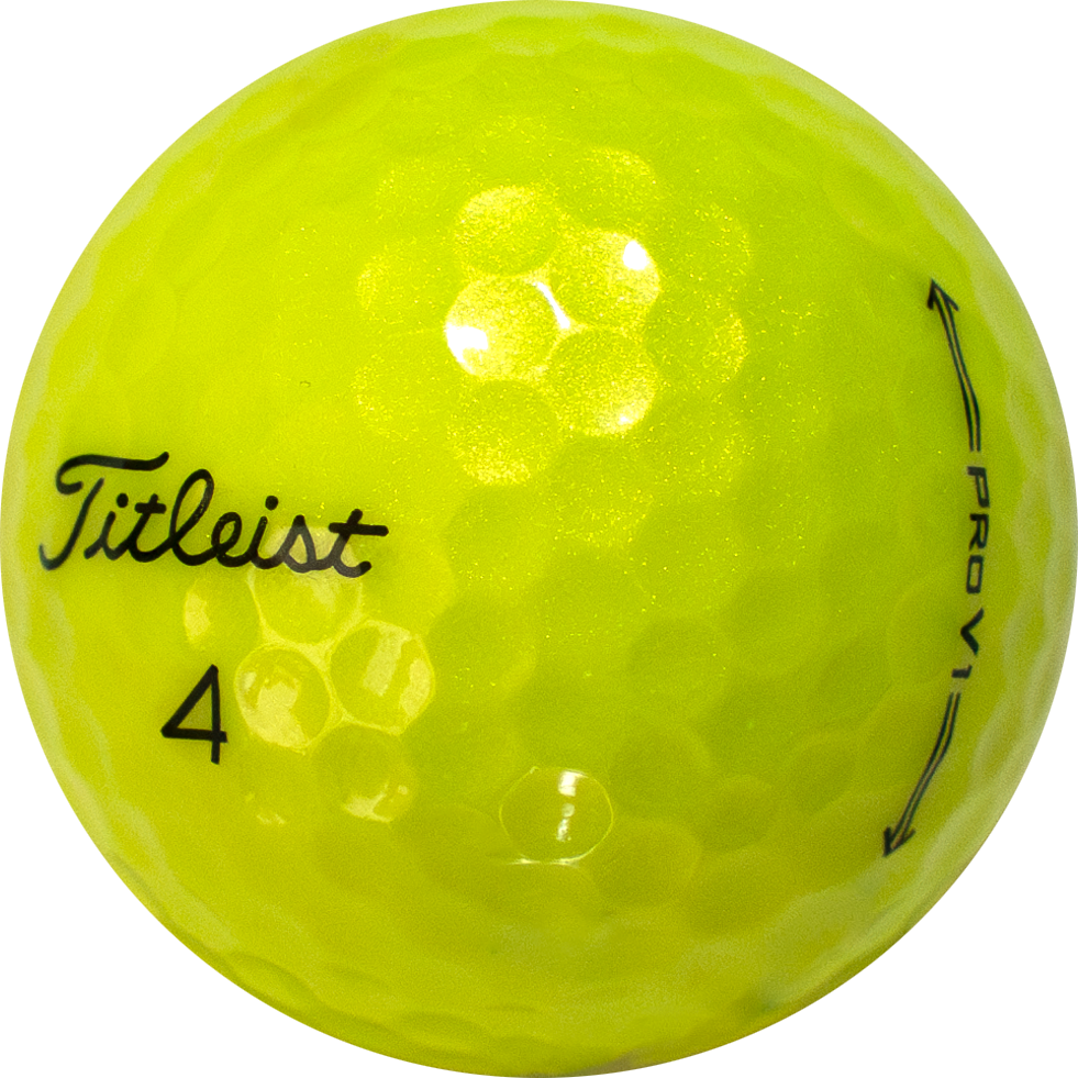 Used Titleist Prov1 2021 Yellow - 1 Dozen golf balls – ZingerGolfBalls.com