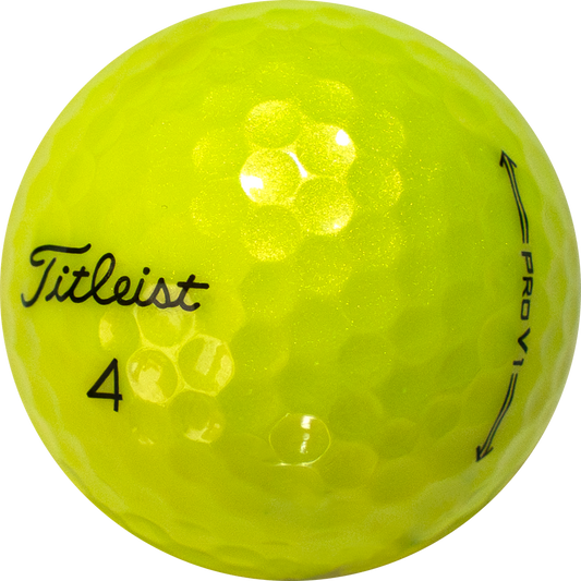 Used Titleist Prov1 2021 Yellow - 1 Dozen golf balls – ZingerGolfBalls.com