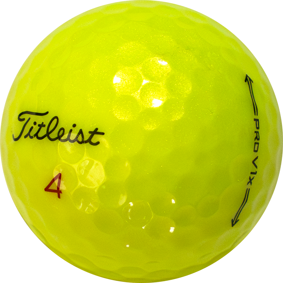 Used Titleist Prov1x 2021 Yellow - 1 Dozen golf balls – ZingerGolfBalls.com