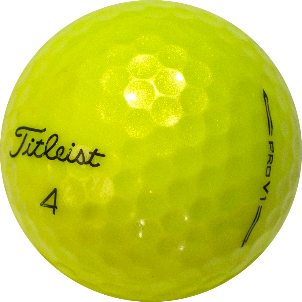 Used Titleist Prov1 2023 Yellow - 1 Dozen golf balls – ZingerGolfBalls.com