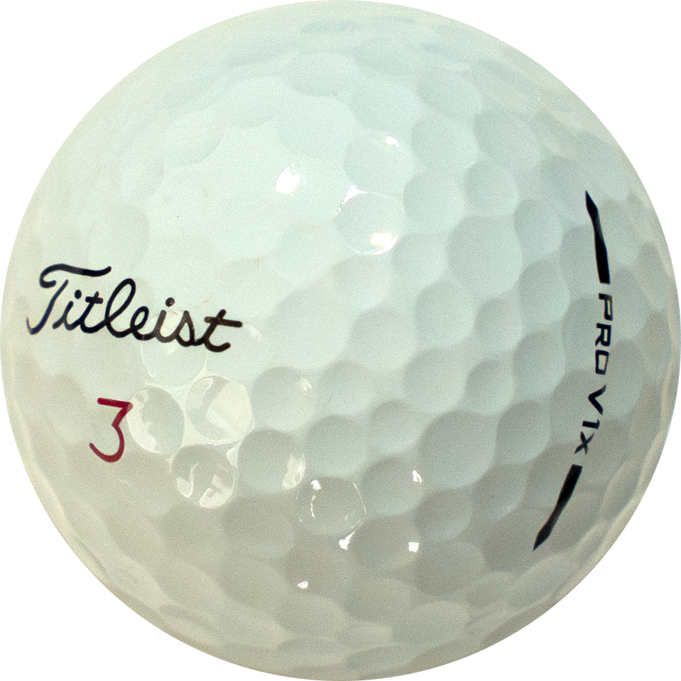 Used Titleist Prov1x 2025 - 1 Dozen golf balls – ZingerGolfBalls.com