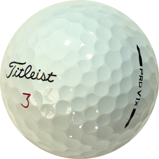 Used Titleist Prov1x 2025 - 1 Dozen golf balls – ZingerGolfBalls.com