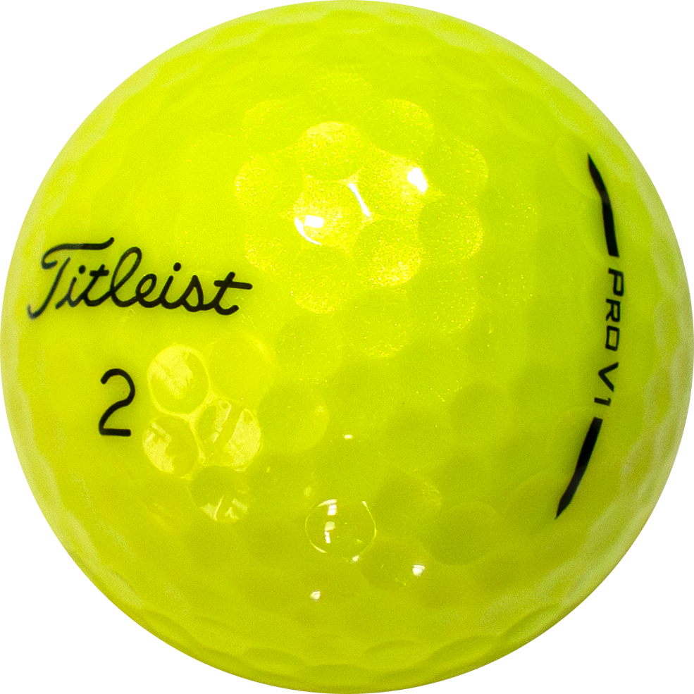 Used Titleist Prov1 2025 Yellow - 1 Dozen golf balls – ZingerGolfBalls.com
