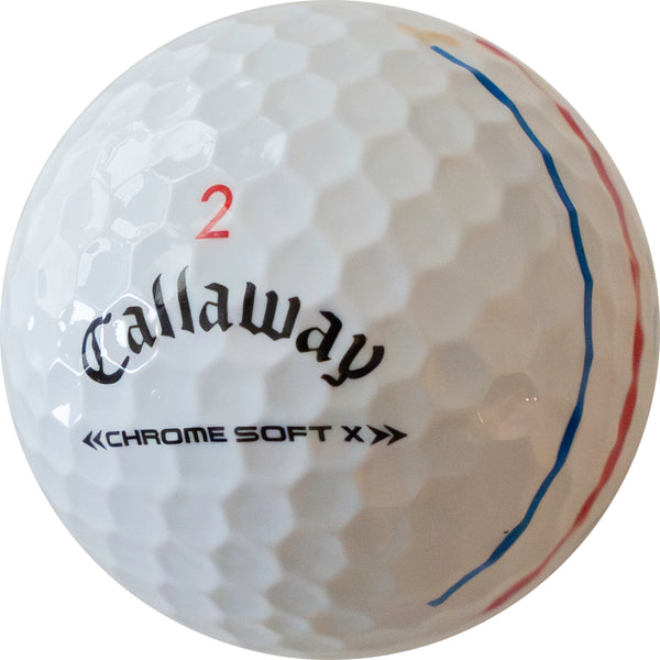 Used Callaway Chrome Soft Mix Triple Track - 1 Dozen | Zinge