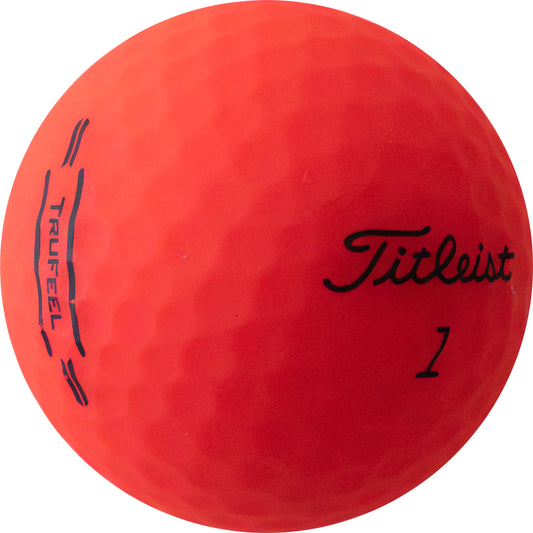 Titleist Trufeel Matte Red - 1 Dozen