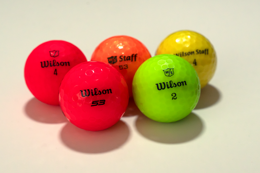 Used Wilson Color Mix - 1 Dozen golf balls – ZingerGolfBalls.com