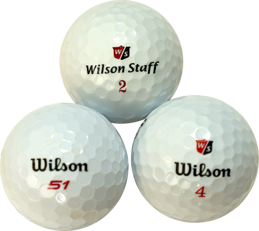 Used Wilson Mix - 1 Dozen golf balls – ZingerGolfBalls.com