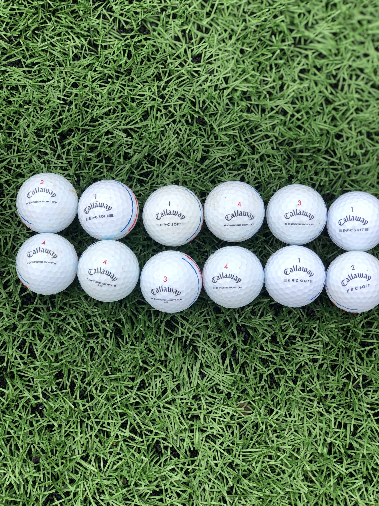 12 Callaway Triple Track Golf Balls